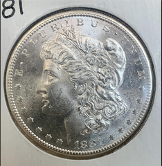 【50% off limited sale for 3rd anniversary store celebration 】 1881-S Morgan Dollar