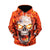 Hoodie 2019 New Style Fire Skull